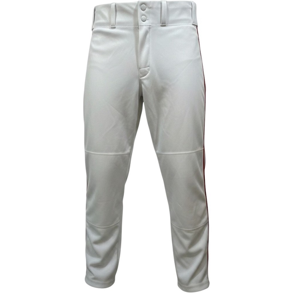 Alleson Athletic White‎ Red Piping Youth XL Baseball Pants Uniform